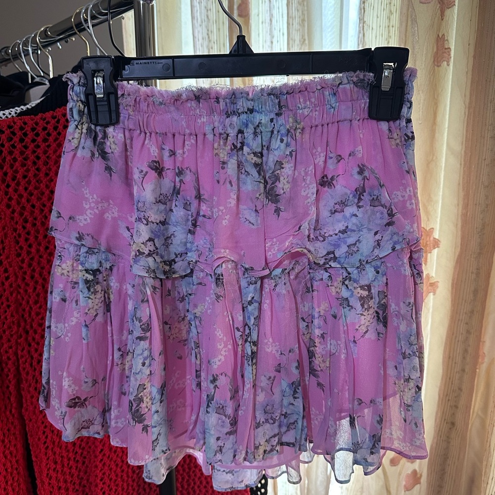 LoveShackFancy mini skirt size small